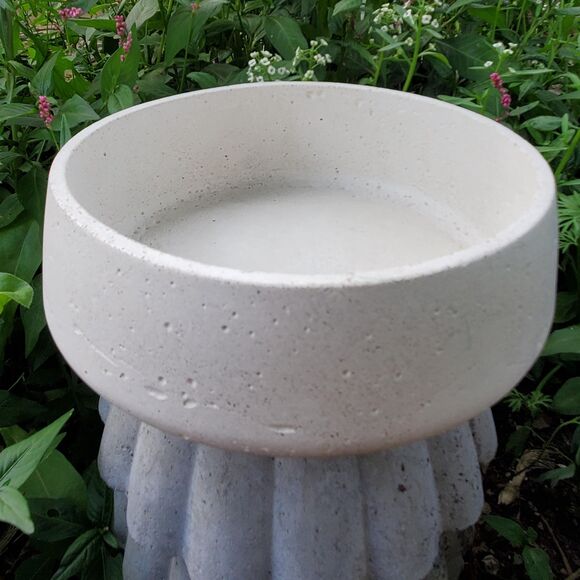 7" Cement Bee Watering Station, Butterfly Puddler Dish, Pollinator Garden - Picture 10 of 10